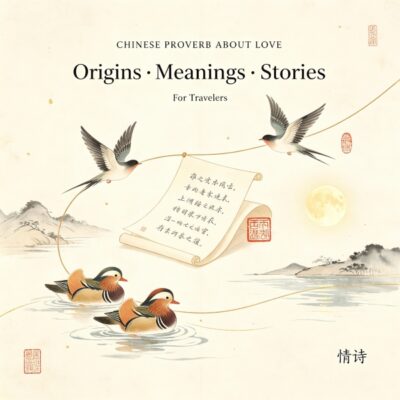 Chinese Proverb About Love