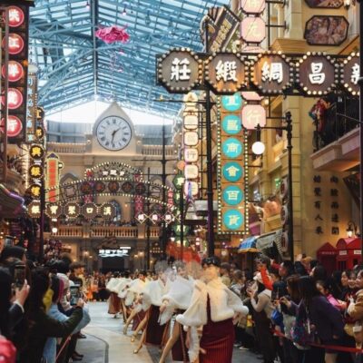 Filming in China