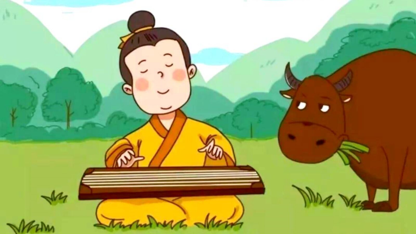 Play the zither to a cow.