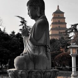 Giant Wild Goose Pagoda in Xi'an
