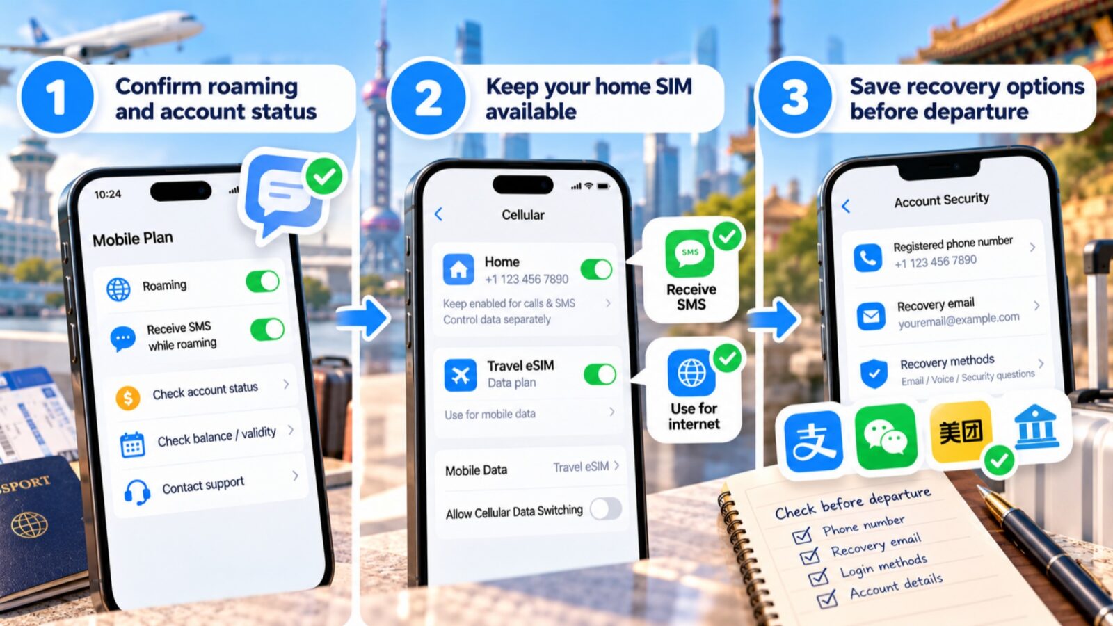 How to Prepare Your Number Before Traveling to China