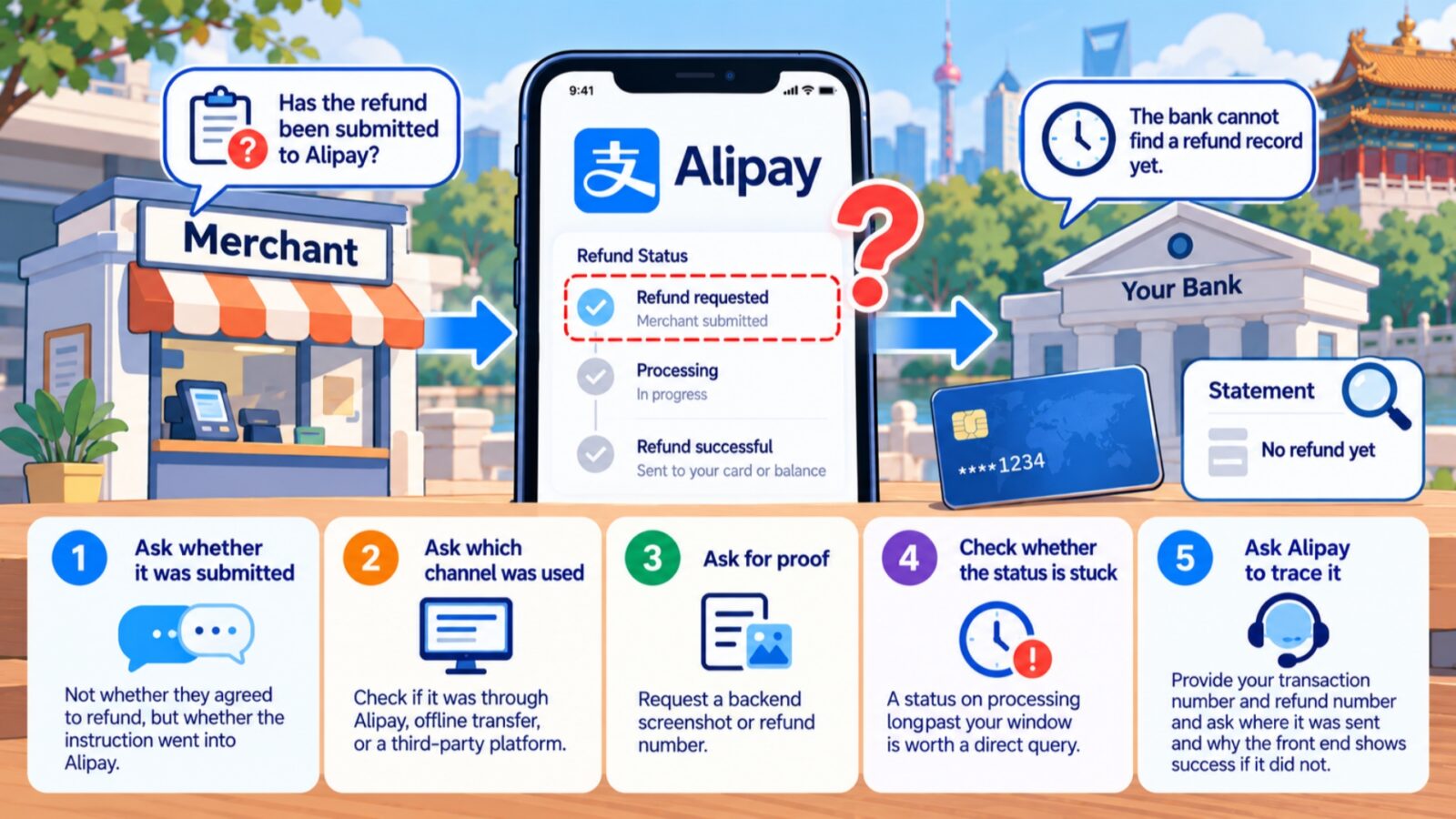 Alipay Merchant Refund Issue