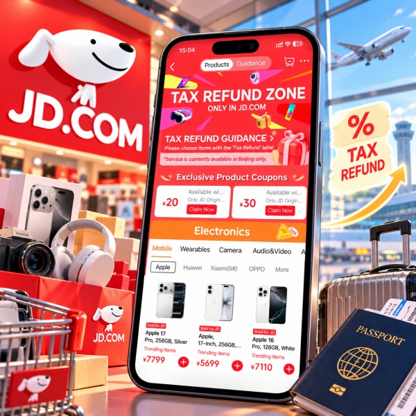 JD.com Tax Refund for Tourists