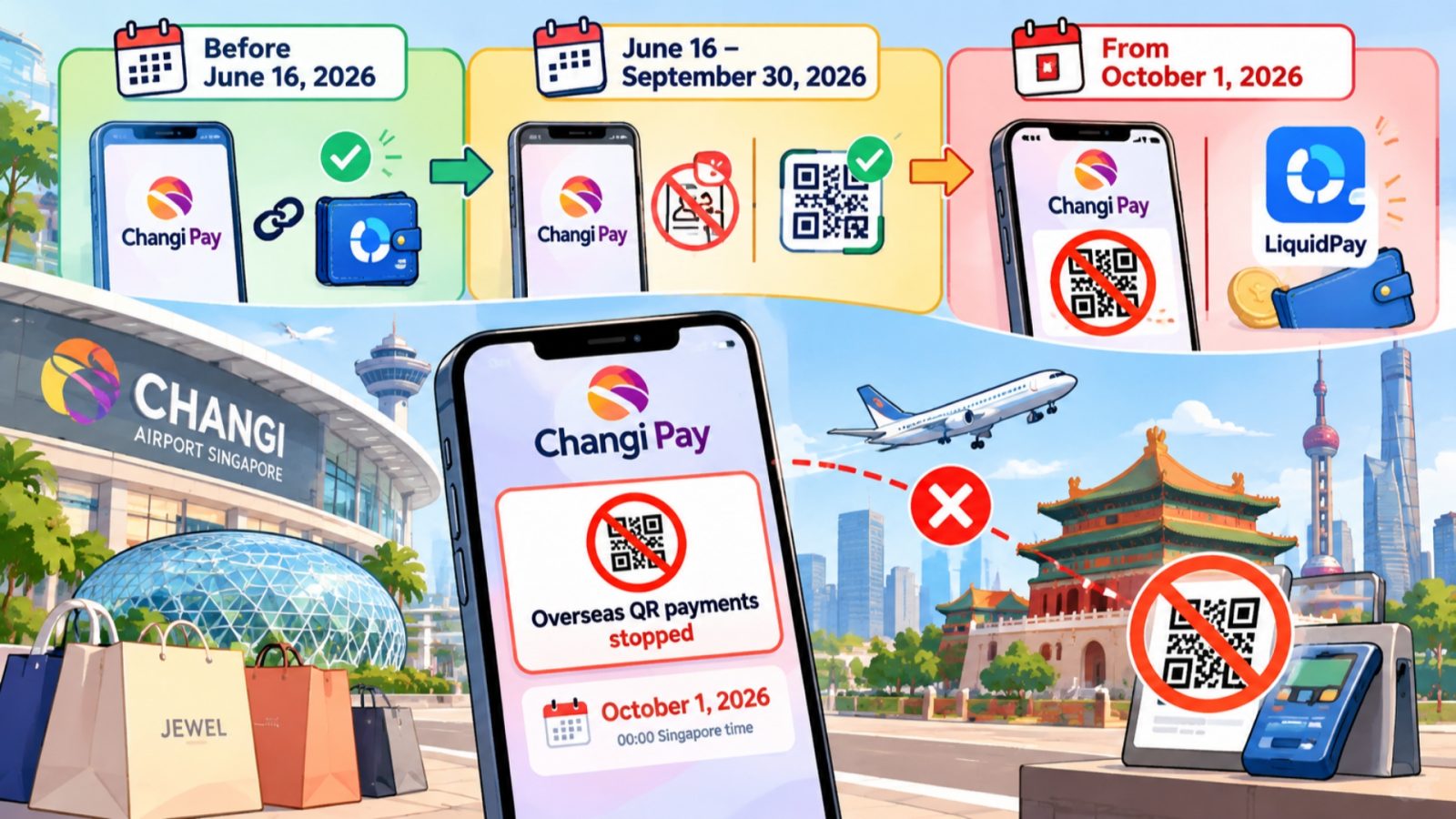 Changi Pay Overseas Payment Cutoff Timeline